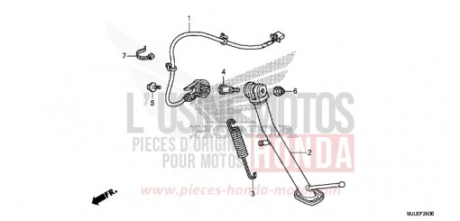 BEQUILLE NC700SDE de 2014